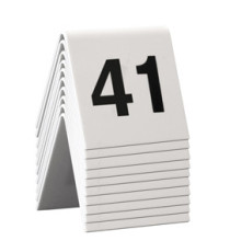 Numeri per tavoli - set da 41 a 50 - Securit Numeri per tavoli - set da 41 a 50 - Securit
