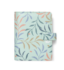 Organiser Botanical - f.to Pocket 146 x 128 x 36 mm - con cinturino - menta - Filofax Organiser Botanical - f.to Pocket 146 x 128 x 36 mm - con cinturino - menta - Filofax