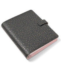 Organiser Confetti - f.to A5 - 233 x 217 x 46 mm - con cinturino - nero - Filofax Organiser Confetti - f.to A5 - 233 x 217 x 46 mm - con cinturino - nero - Filofax