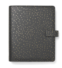 Organiser Confetti - f.to A5 - 233 x 217 x 46 mm - con cinturino - nero - Filofax Organiser Confetti - f.to A5 - 233 x 217 x 46 mm - con cinturino - nero - Filofax