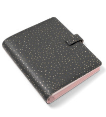 Organiser Confetti - f.to A5 - 233 x 217 x 46 mm - con cinturino - nero - Filofax Organiser Confetti - f.to A5 - 233 x 217 x 46 mm - con cinturino - nero - Filofax