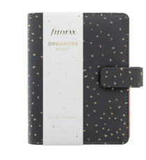 Organiser Confetti - f.to Pocket - 146 x 128 x 36 mm - con cinturino - nero - Filofax Organiser Confetti - f.to Pocket - 146 x 128 x 36 mm - con cinturino - nero - Filofax