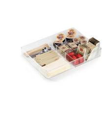 Organizer da cassetto Coffee Point - 4,8x24,2x32,9 cm - acrilico - trasparente - Durable Organizer da cassetto Coffee Point - 4,8x24,2x32,9 cm - acrilico - trasparente - Durable