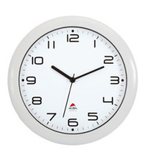 Orologio da parete Hornew - diametro 30 cm - bianco - Alba