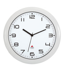 Orologio da parete Hornew - diametro 30 cm - bianco - Alba