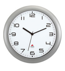 Orologio da parete Hornew - diametro 30 cm - grigio metal - Alba Orologio da parete Hornew - diametro 30 cm - grigio metal - Alba