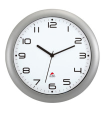 Orologio da parete Hornew - diametro 30 cm - grigio metal - Alba Orologio da parete Hornew - diametro 30 cm - grigio metal - Alba