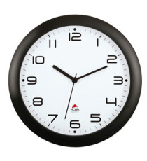 Orologio da parete Hornew - diametro 30 cm - nero - Alba