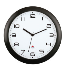 Orologio da parete Hornew - diametro 30 cm - nero - Alba