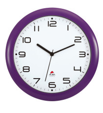 Orologio da parete Hornew - diametro 30 cm - viola - Alba