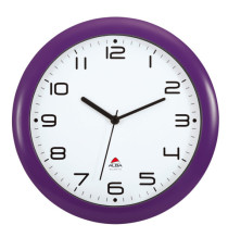Orologio da parete Hornew - diametro 30 cm - viola - Alba