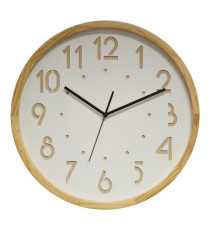 Orologio da parete Oslo - diametro 41 cm - legno/bianco - Cep Orologio da parete Oslo - diametro 41 cm - legno/bianco - Cep