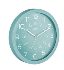 Orologio da parete Riviera Orion 820 Ri - diametro 30 cm - blu menta - Cep Orologio da parete Riviera Orion 820 Ri - diametro 30 cm - blu menta - Cep