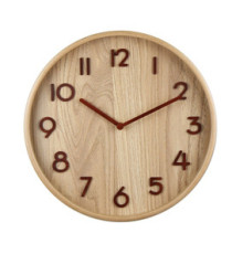 Orologio da parete Wood - diametro 32 cm - legno - Methodo