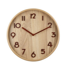 Orologio da parete Wood - diametro 32 cm - legno - Methodo Orologio da parete Wood - diametro 32 cm - legno - Methodo