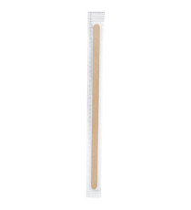 Palettina caffè - in busta singola - 11 cm - legno - Signor Bio - conf. 1000 pezzi Palettina caffè - in busta singola - 11 cm - legno - Signor Bio - conf. 1000 pezzi