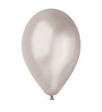 Palloncini in lattice metallizzati - Ø 26 cm - argento - Big Party - conf. 16 pezzi Palloncini in lattice metallizzati - Ø 26 cm - argento - Big Party - conf. 16 pezzi