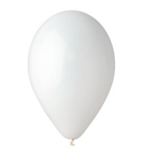 Palloncino - diametro 26 cm - lattice - bianco - Big Party - conf. 25 pezzi Palloncino - diametro 26 cm - lattice - bianco - Big Party - conf. 25 pezzi