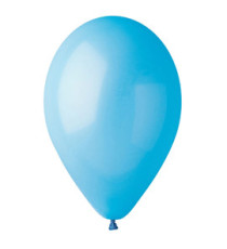 Palloncino - diametro 26 cm - lattice - celeste - Big Party - conf. 25 pezzi Palloncino - diametro 26 cm - lattice - celeste - Big Party - conf. 25 pezzi