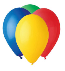 Palloncino - diametro 26 cm - lattice - colori assortiti - Big Party - conf. 25 pezzi Palloncino - diametro 26 cm - lattice - colori assortiti - Big Party - conf. 25 pezzi