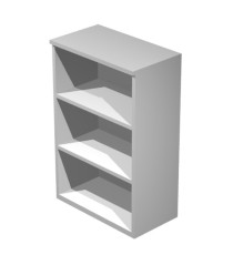 Mobile Easy - medio a giorno - 80 x 35 x 120 cm - grigio