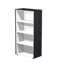 Mobile Prestige - medio alto a giorno - 82,8 x 43 x 158,2 cm - nero venato