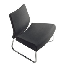 Modulo curva esterna - divanetto Slastic SLL - senza braccioli - nero - Unisit Modulo curva esterna - divanetto Slastic SLL - senza braccioli - nero - Unisit