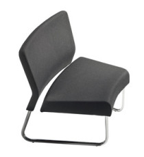 Modulo curva interna - divanetto Slastic SLS - senza braccioli - nero - Unisit Modulo curva interna - divanetto Slastic SLS - senza braccioli - nero - Unisit