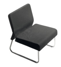 Modulo dritto - divanetto Slastic SLB - senza braccioli - nero - Unisit Modulo dritto - divanetto Slastic SLB - senza braccioli - nero - Unisit