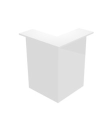 Modulo Prestige reception - 90 gradi - 76 x 76 x 117 cm - bianco/bianco Modulo Prestige reception - 90 gradi - 76 x 76 x 117 cm - bianco/bianco