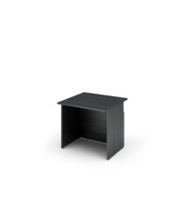Modulo reception Prestige disabili - senza sopralzo - 80 x 97,5 x 72 cm - nero venato/bianco