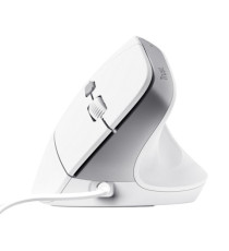 Mouse ergonomico Bayo II - con filo - bianco - Trust Mouse ergonomico Bayo II - con filo - bianco - Trust
