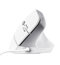Mouse ergonomico Bayo II - con filo - bianco - Trust Mouse ergonomico Bayo II - con filo - bianco - Trust