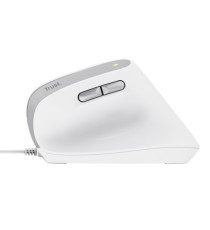 Mouse ergonomico Bayo II - con filo - bianco - Trust Mouse ergonomico Bayo II - con filo - bianco - Trust