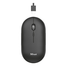 Mouse Puck - ultrasottile - wireless - ricaricabile - nero - Trust Mouse Puck - ultrasottile - wireless - ricaricabile - nero - Trust