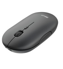 Mouse Puck - ultrasottile - wireless - ricaricabile - nero - Trust Mouse Puck - ultrasottile - wireless - ricaricabile - nero - Trust
