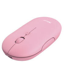 Mouse Puck - ultrasottile - wireless - ricaricabile - rosa - Trust Mouse Puck - ultrasottile - wireless - ricaricabile - rosa - Trust