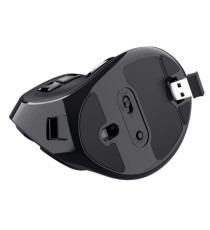 Mouse wireless ergonomico Voxx - ricaricabile - nero - Trust Mouse wireless ergonomico Voxx - ricaricabile - nero - Trust