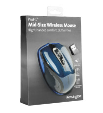 Mouse wireless Pro Fit - di medie dimensioni - blu zaffiro - Kensington Mouse wireless Pro Fit - di medie dimensioni - blu zaffiro - Kensington