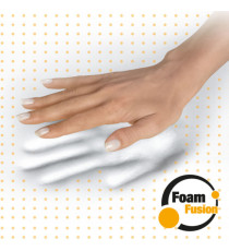 Mousepad con poggiapolsi in FoamFusion Microban PlusTouch - nero - Fellowes