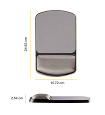 Mousepad con poggiapolsi in gel - regolabile - Fellowes