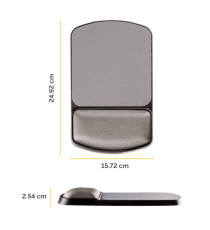 Mousepad con poggiapolsi in gel - regolabile - Fellowes