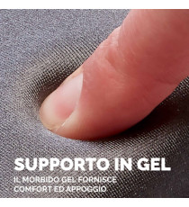 Mousepad con poggiapolsi in gel - regolabile - Fellowes