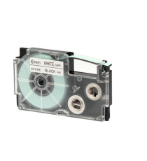 Nastro - 6 mm x 8 mt  - nero/bianco - Casio Nastro - 6 mm x 8 mt  - nero/bianco - Casio