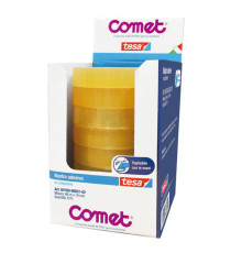 Nastro adesivo - 1,9 cm x 66 m - cellophane - trasparente - Comet Nastro adesivo - 1,9 cm x 66 m - cellophane - trasparente - Comet