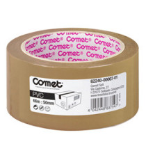 Nastro adesivo - 5 cm x 66 m - PVC - avana - Comet