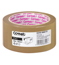 Nastro adesivo - 5 cm x 66 m - PVC - avana - Comet