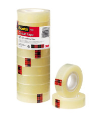 Nastro adesivo 508 - 15 mm x 33 m - PP - trasparente - Scotch - torre 10 rotoli