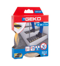 Nastro adesivo antiscivolo ANTISLIP - 2,5 cm x 5 m - giallo/nero - Geko Nastro adesivo antiscivolo ANTISLIP - 2,5 cm x 5 m - giallo/nero - Geko