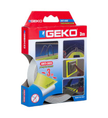 Nastro adesivo antiscivolo fosforescente ANTISLIP - 2,5 cm x 3 m - giallo - Geko Nastro adesivo antiscivolo fosforescente ANTISLIP - 2,5 cm x 3 m - giallo - Geko